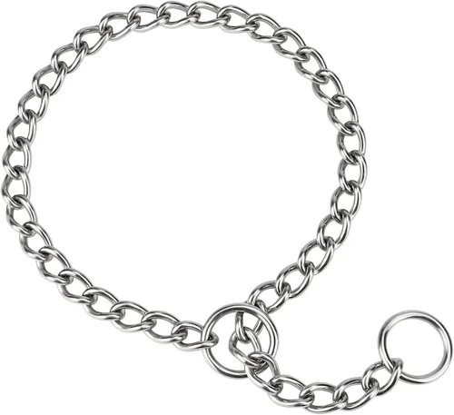 Miniatura 8 de TagME Collar de cadena para perros, collar ajustable a prueba de clima para perros pequeños y cachorros, collar de entrenamiento de mascotas