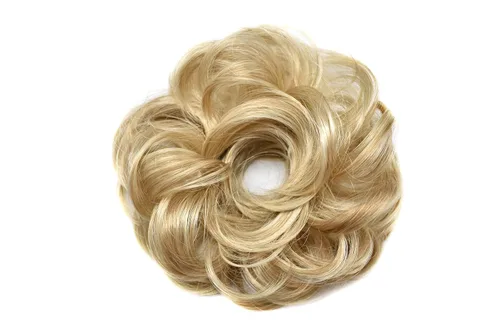 Miniatura 21 de Extensiones de cabello sintético para mujeres y niñas (1# negro azabache)