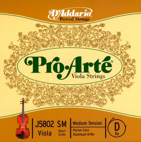 Miniatura 13 de D'Addario Pro-Arte Viola Single A String, escala media, tensión media