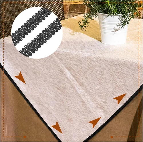 Miniatura 6 de Jutom Gimp - Trenza de 1/2 pulgada, 20 yardas, tejido de poliéster, adorno decorativo para disfraces, manualidades, costura, cortina, decoración