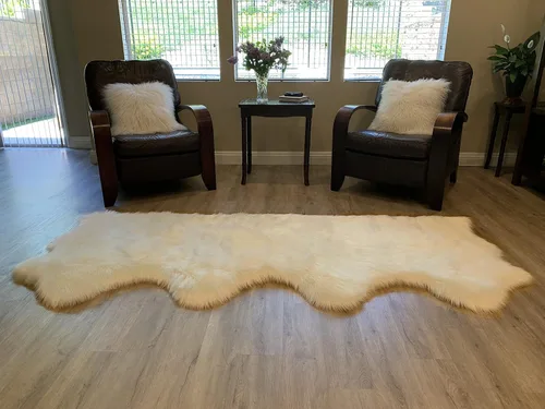 Miniatura 85 de LAMBZY Alfombra de pelo de oveja sintética, hipoalergénica, súper suave, sedosa para sala de estar, habitación de los niños, sofá