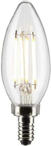 Miniatura 2 de Satco 6Pk 4w B11 LED 3500K Candelabro Base regulable - 40W equiv