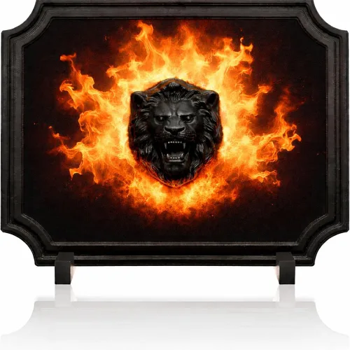 SIMOND STORE - Fireback de 20 pulgadas para chimenea | Placas de hierro fundido con patas para reflejo del calor, protección de pared y eficiencia