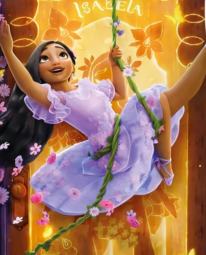 Miniatura 3 de AOVCLKID Vestido casual de princesa para niñas pequeñas con estampado de dibujos animados