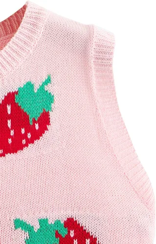 Miniatura 4 de Floerns Camiseta corta sin mangas con cuello redondo para mujer