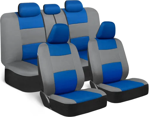 Miniatura 20 de BDK PolyPro Juego de 2 Fundas de Asientos Delanteros de Automóvil en Beige/Negro - Fundas de Asientos Delanteros para Automóviles, Camiones