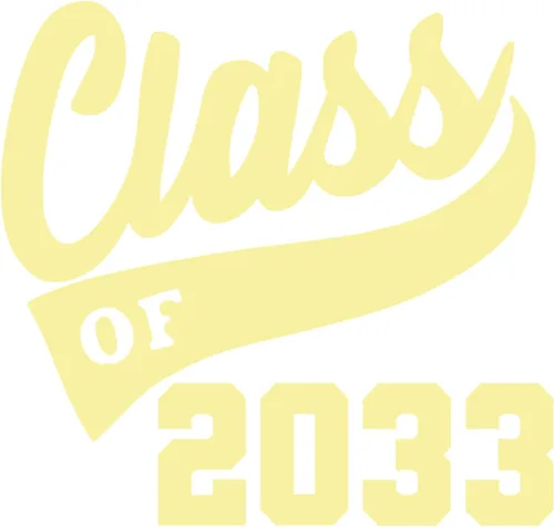 Miniatura 26 de Graduation Iron On Transfer, Class of 2033 Tshirt Decal, High School College Senior Shirt Sticker, HTV Graduate Patch, Pick Size Color, Iron-On Gold