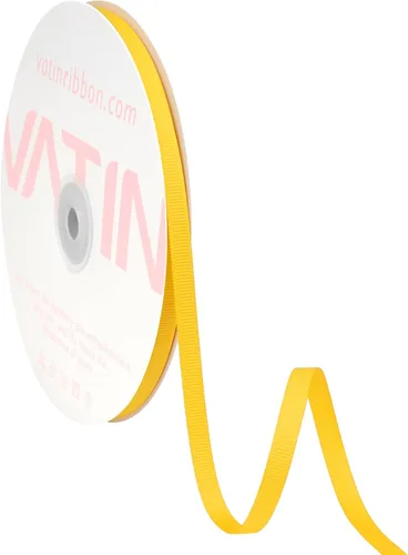 Miniatura 120 de Vatin - Rollo de cinta de grogrén, rollos de 25-50 yardas, perfecto para decoración de bodas, coronas, baby showers, envolturas de paquete de regalo