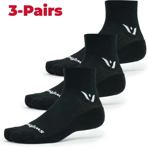 Miniatura 3 de Swiftwick - Calcetines Performance Two para correr y ciclismo, secado rápido, calcetines acolchados