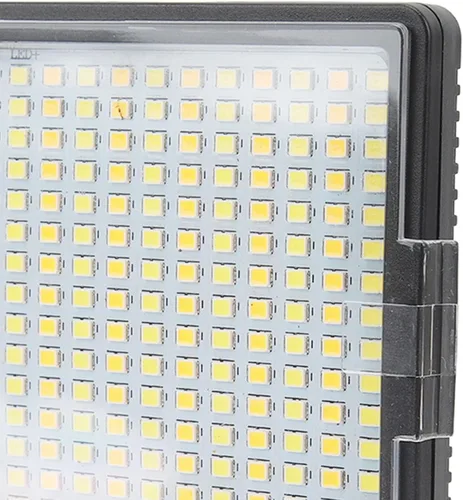 Miniatura 7 de Luz de video LED 32 W 416 unids Panel plano LED lámpara de luz de iluminación de fotografía Panel de iluminación de cámara Luz de relleno