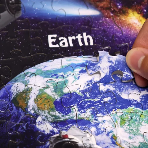 Miniatura 2 de Think2Master Sistema solar y exploración espacial 500 piezas con piezas muy grandes rompecabezas 13+, adolescentes, adultos y familias. Gran regalo