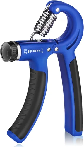 AIXPI Grip Strength Trainer, Hand Grip Exerciser Strengthener with Adjustable Resistance 11-132 Lbs (5-60kg), Forearm Strengthener, Hand Exerciser