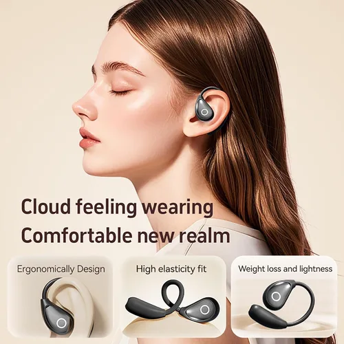 Miniatura 3 de Auriculares Inalámbricos de Oído Abierto Bluetooth, Auriculares de Conducción Aérea Libres de Dolor con Estuche de Carga de Pantalla Digital LED