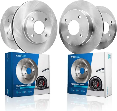 Miniatura 20 de Detroit Axle - Kit de freno delantero para Honda Odyssey 1999-2004 2001-2002 MDX Rotores de freno de disco Pinza de freno de disco con soporte