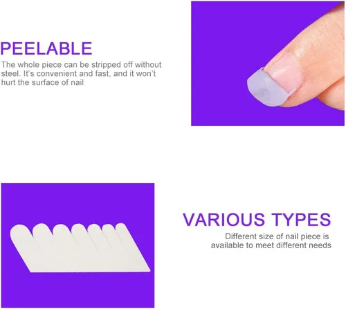 Miniatura 5 de Envoltura de seda para uñas, envoltura de seda para uñas, envoltura de seda adhesiva para uñas, calcomanías protectoras de uñas de gel UV