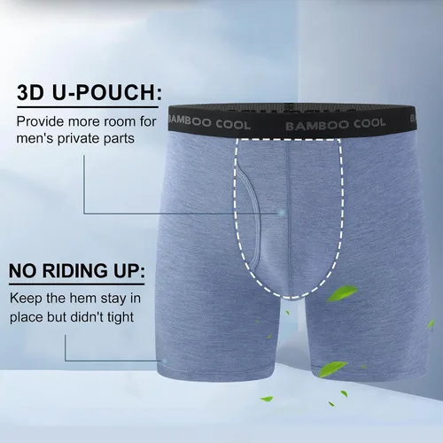 Miniatura 2 de BAMBOO COOL Calzoncillos tipo bóxer para hombre (4 o 7 unidades)