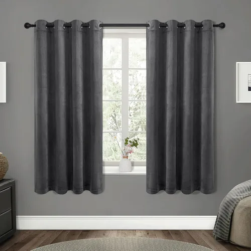 Miniatura 33 de RYB HOME Cortinas de terciopelo beige camello 84 pulgadas, cortinas gruesas de terciopelo para oscurecer la habitación para decoración de granja