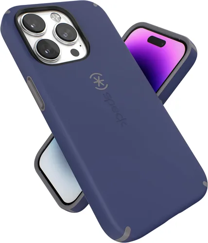 Miniatura 14 de Speck Funda delgada para iPhone 14 Pro, protección contra caídas, resistente a los arañazos, tacto suave para iPhone 14 Pro de 6.1 pulgadas, doble