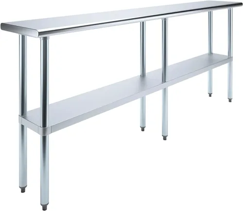 Miniatura 32 de Mesa de trabajo de acero inoxidable, mesa de metal