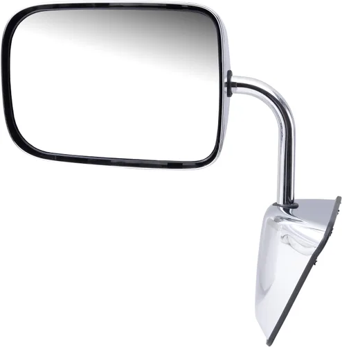 Miniatura 2 de Espejo retrovisor cromado manual para conductor y pasajero para Dodge Pickup Truck SUV 55074999 55074998