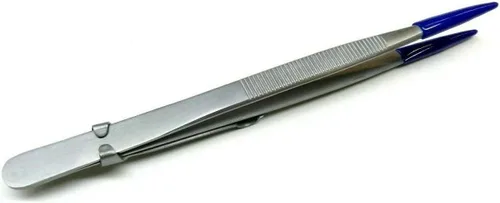 Miniatura 7 de Pinzas de punta de PVC con bloqueo de punta fina de goma suave con punta deslizante de 6-1/4 "Pinzas/herramienta de joyería/puntas de pinzas tienen