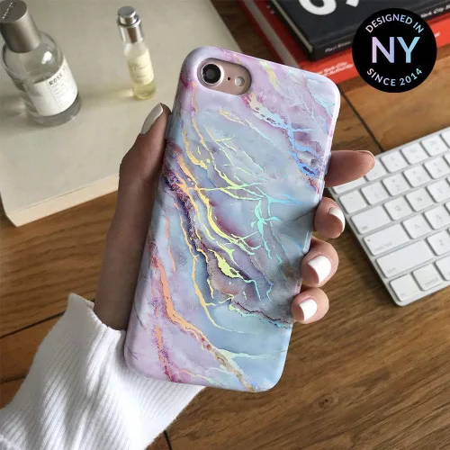 Miniatura 2 de Velvet Caviar - Funda protectora de gran calidad para perchone 8 y iPhone 7, Holo Moonstone