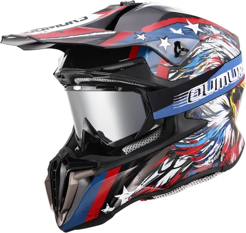 Miniatura 8 de Youth Dirt Bike Helmet for Boys & Girls with Goggles & Gloves for 8-18 Years Old, DOT Certified Kid ATV Helmet Motocross Off Road