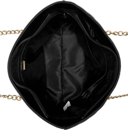 Miniatura 3 de GUESS Bolso de mano acolchado bordado GS para mujer, color negro, Negro -, Mochila