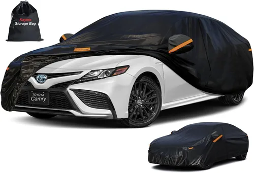 Miniatura 90 de Kayme - Cubierta completa impermeable de 7 capas para Honda Civic Sedán/Coupé (1991-2024), apta para todo clima, protección p/exteriores contra