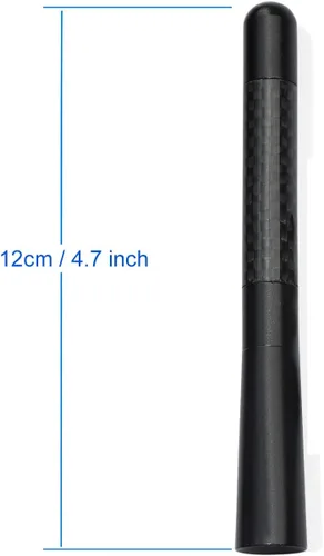 Miniatura 3 de Bingfu Antena de fibra de carbono para motocicleta de repuesto compatible con Harley Davidson 1989-2023 Road King Softail Touring Street Glide Road