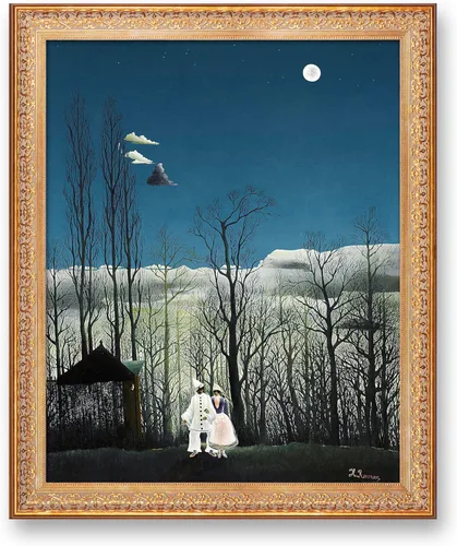 Miniatura 390 de A&T ARTWORK Campo de trigo con cipreses de Van Gogh Las reproducciones de arte clásico mundial, impresiones en lienzo giclée para decoración