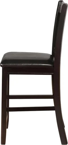 Miniatura 7 de Coaster Home Furnishings LAVON - Sillas tapizadas de madera para mostrador - respaldo de celosía, asientos acolchados - Comedor y cocina - Juego