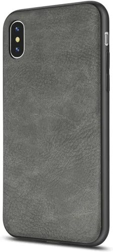 Miniatura 8 de Funda compatible con iPhone Xs Max, delgada, de piel sintética, vintage, a prueba de golpes, ligera, de alta calidad, suave, TPU, carcasa protectora