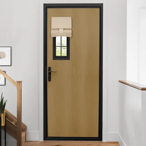 Miniatura 8 de HOMEIDEAS Cortinas Opacas para Aula para Puerta Principal, Cubierta de Ventana de Puerta de Aula, Persianas de Privacidad con Aislamiento Térmico