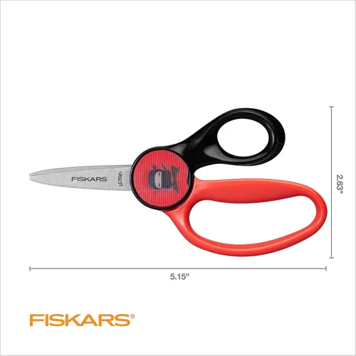 Miniatura 2 de FISKARS Magic Morph - Tijeras para niños, la imagen se mueve cuando se inclina, punta puntiaguda para mayores de 4 años, diseño divertido de ninja