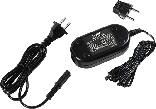 Miniatura 2 de HQRP – Adaptador AC/cargador de repuesto para JVC gr-da30u/videocámara GR-DA30US con EE. UU. Cord & Euro plug adapter