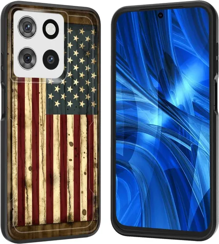 Miniatura 94 de Funda para Moto G 5G 2023, [probada en caídas de grado militar], resistente, resistente, resistente, a prueba de golpes, funda protectora
