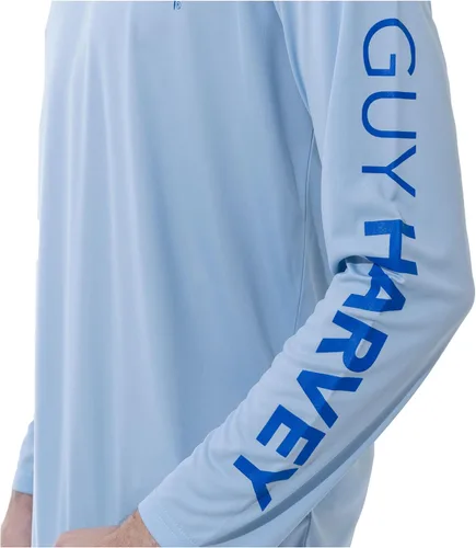 Miniatura 3 de Guy Harvey Camisa de protección solar de rendimiento de manga larga para hombre UPF 50+