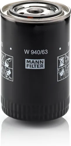Miniatura 2 de Mann Filter W940/63 - Filtro de aceite giratorio