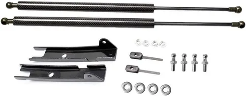 TSUBASA Soportes de elevación para Toyota Tacoma N300 2016-2023 capó delantero Modificar fibra de carbono cargada a gas, amortiguadores de