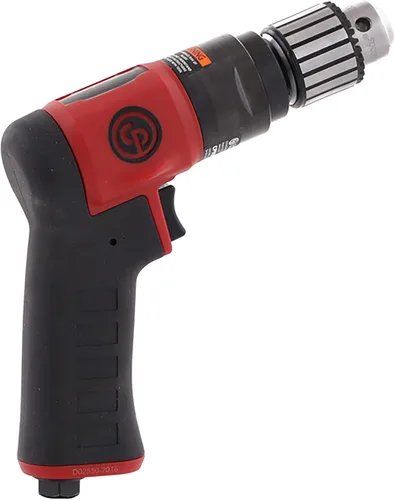 Miniatura 6 de Chicago Pneumatic CP9285C - Taladro de potencia neumática, 3/8 de pulgada (0.394 in), mandril con llave, mango de pistola, 0.62 HP / 460 W, par