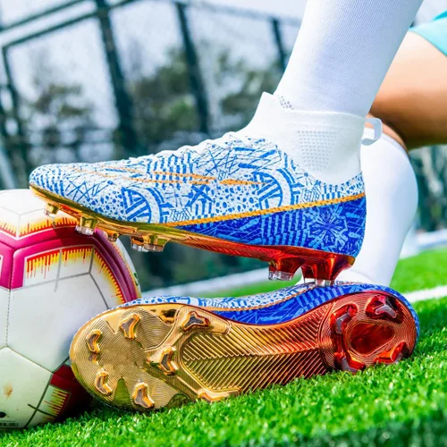 Miniatura 5 de HESBITEUL Tacos de fútbol al aire libre para entrenamiento de niños tacos de fútbol altos para suelo firme