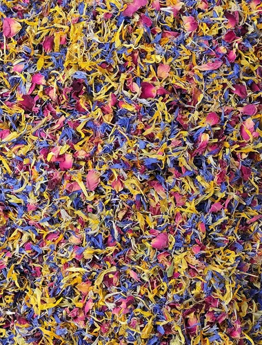 Miniatura 6 de Mezcla de flores de primavera – Flores comestibles – Rosa, aciano y caléndula – Todo natural, delicias de grado culinario (0.35 onzas) – Calidad