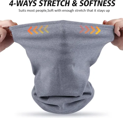 Miniatura 5 de LUOLIIL VOE 4 Pack Winter Neck Warmer, Neck Gaiter Ski for Men & Women