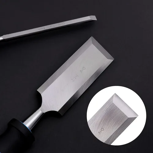 Miniatura 4 de Amazon Basics Juego de cinceles de tallado de madera de 8 piezas con guía de afilado, piedra de afilar y estuche de almacenamiento, 1/4" - 1-1/2