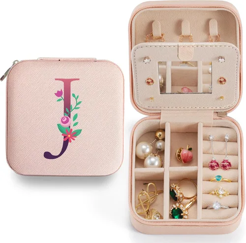 Estuche de joyería de viaje, caja organizadora de joyas, organizador de joyas, organizador de viajes, organizador de joyas pequeño, organizador de