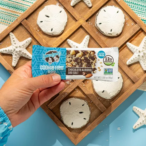 Miniatura 4 de Lenny & Larry's - La barrita proteica completa a base de galletas, vegana y no transgénica, chocolate y sal marina de almendra, 45 g, 9
