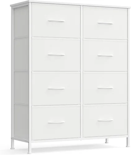 Miniatura 31 de SONGMICS Cómoda para dormitorio, cómoda, acero, MDF, 4 cajones de tela no tejida, unidad organizadora de almacenamiento, armario, entrada, negro