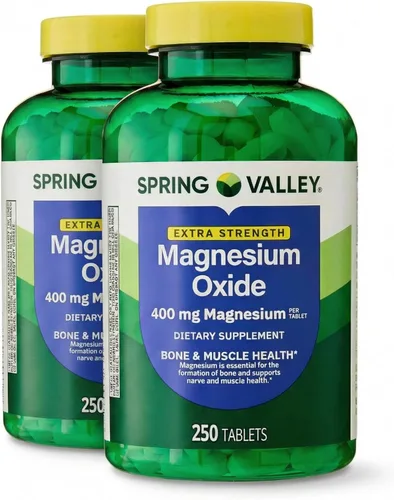 Miniatura 5 de Magnesio 400mg – 250 tabletas, suplemento de magnesio de alta potencia, tabletas diarias de magnesio para hueso, nervio, músculo y apoyo cardíaco