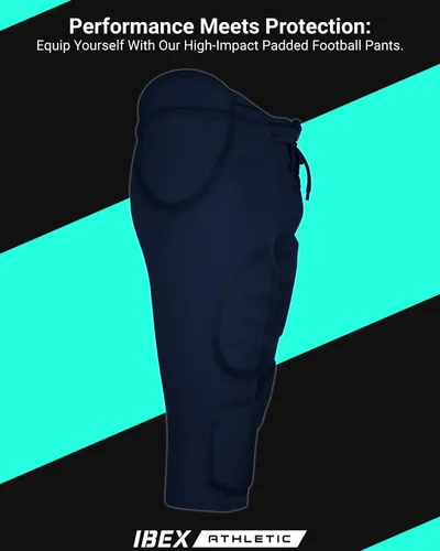 Miniatura 5 de Pantalones de fútbol juvenil integrados con 7 almohadillas - Faja de fútbol para niños, pantalones de fútbol juvenil